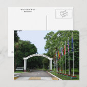 Victoria Herfsten Hotel Entrance Briefkaart (Voorkant / Achterkant)