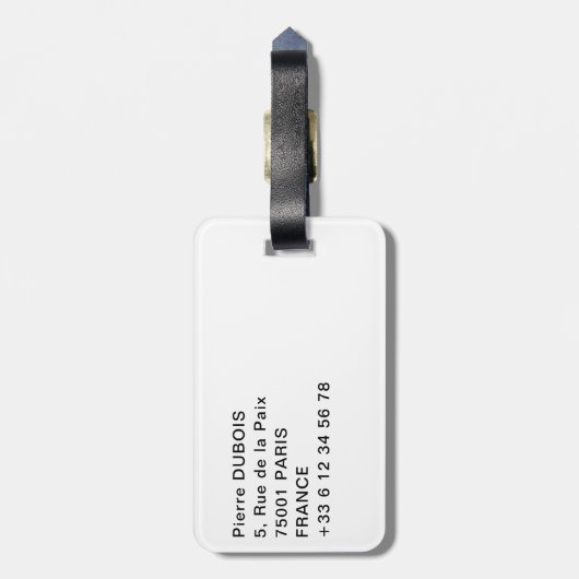 Victoria Herfsten luchtmacht uitzicht - Zimbabwe,  Bagagelabel (Achterkant verticaal)