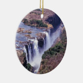 Victoria Herfsten luchtmacht uitzicht - Zimbabwe, Keramisch Ornament (Rechts)