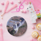 Victoria Herfsten luchtmacht uitzicht - Zimbabwe, Papieren Bordje (Feest)