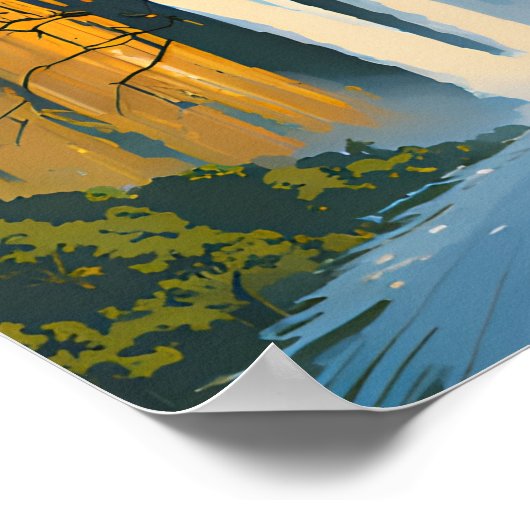 Victoria Herfsten National Park Poster (Hoek)