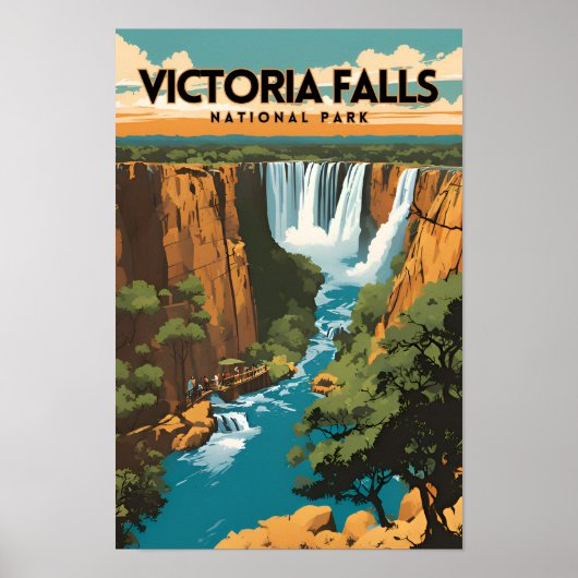 Victoria Herfsten National Park Reizen Poster (Voorkant)