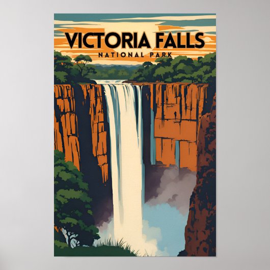 Victoria Herfsten National Park Traditionele reize Poster (Voorkant)
