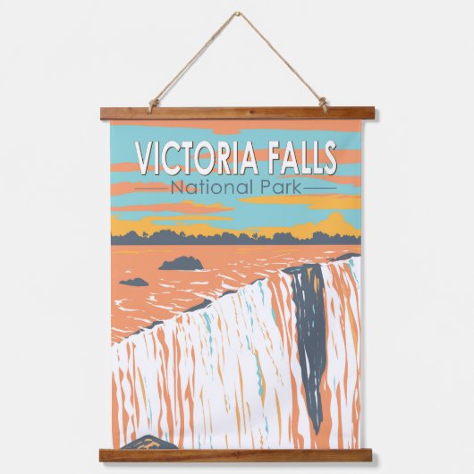 Victoria Herfsten National Park Travel Art Vintage Hangend Wandkleed (Voorkant)