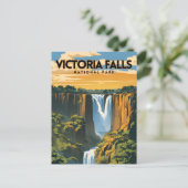 Victoria Herfsten National Park Travel Poster Briefkaart (Staand voorkant)