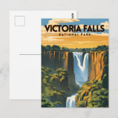 Victoria Herfsten National Park Travel Poster Briefkaart (Voorkant / Achterkant)