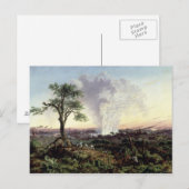 Victoria-Herfsten op zonsopgang, met 'De rook' of  Briefkaart (Voorkant / Achterkant)