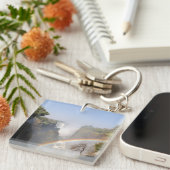 Victoria Herfsten Rainbow Waterfall Foto Sleutelhanger (Voorkant Rechts)