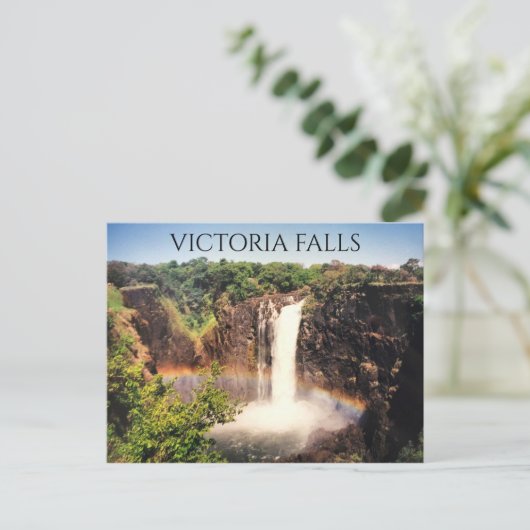 victoria herfsten regenboog briefkaart (Staand voorkant)