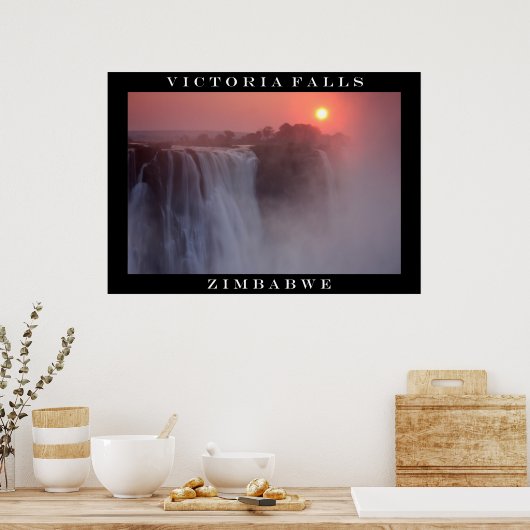 Victoria Herfsten Sunrise Poster (Keuken)