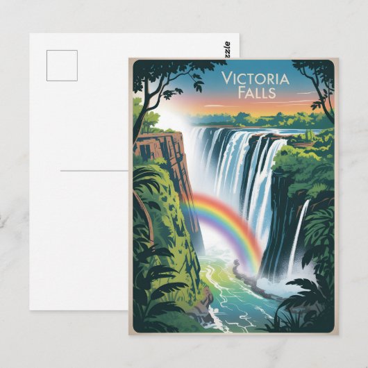 Victoria Herfsten Vintage Briefkaart (Voorkant / Achterkant)