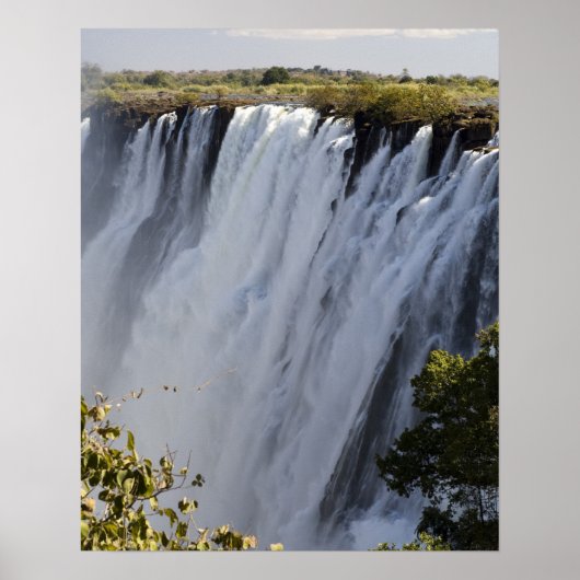 Victoria Herfsten, Zambesi, Zambia. Poster (Voorkant)