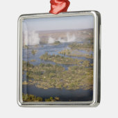 Victoria Herfsten, Zambesi, Zambia - Zimbabwe 2 Metalen Ornament (Links)