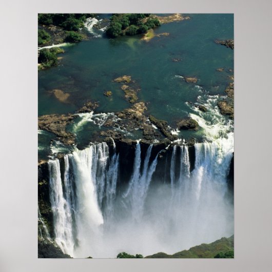Victoria Herfsten, Zambia aan de grens met Zimbabw Poster (Voorkant)