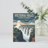 Victoria Herfsten Zambia Zimbabwe Travel  Briefkaart (Staand voorkant)