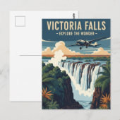 Victoria Herfsten Zambia Zimbabwe Travel  Briefkaart (Voorkant / Achterkant)