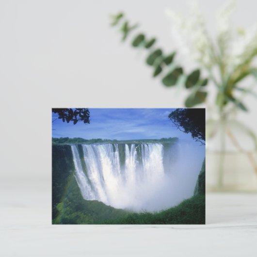 Victoria Herfsten Zimbabwe Afrika Briefkaart (Staand voorkant)