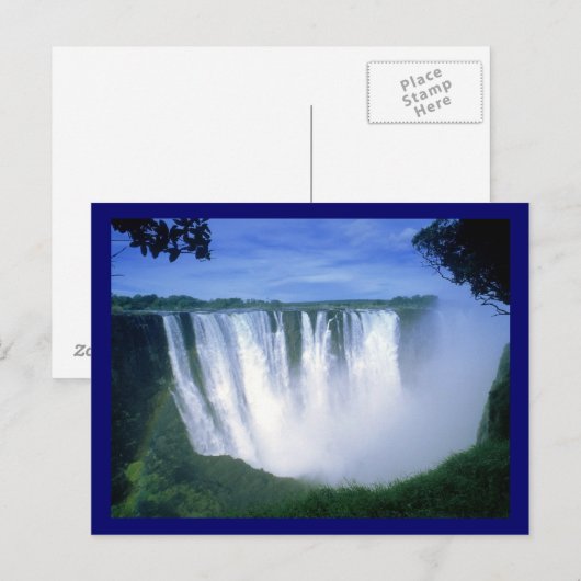 Victoria Herfsten Zimbabwe Afrika Briefkaart (Voorkant / Achterkant)