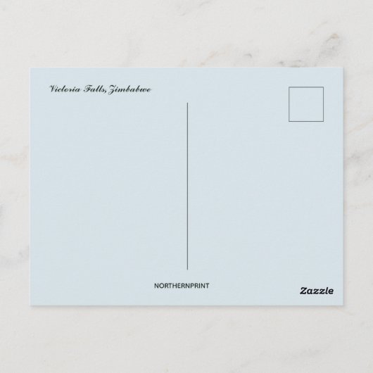 Victoria Herfsten Zimbabwe Briefkaart (Achterkant)