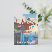 Victoria Herfsten Zimbabwe cartoon poster Briefkaart (Staand voorkant)