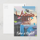 Victoria Herfsten Zimbabwe cartoon poster Briefkaart (Voorkant / Achterkant)