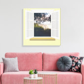 Victoria Herfsten, Zimbabwe door het raam Canvas Afdruk (Insitu (Woonkamer))
