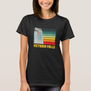 Victoria Herfsten Zimbabwe Waterfall Souvenir Afri T-shirt