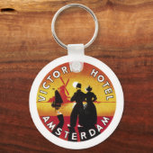 Victoria Hotel Amsterdam  Lable Sleutelhanger (Voorkant)