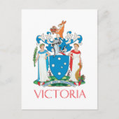 Victoria mantel briefkaart (Voorkant)