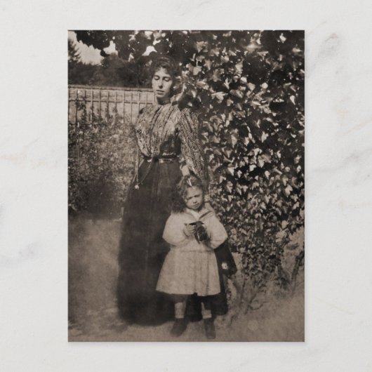 Victoria Melita van Hessen met Elizabeth #008D Briefkaart (Voorkant)