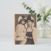 Victoria Melitta en prinses Elisabeth van Hessen Briefkaart (Staand voorkant)