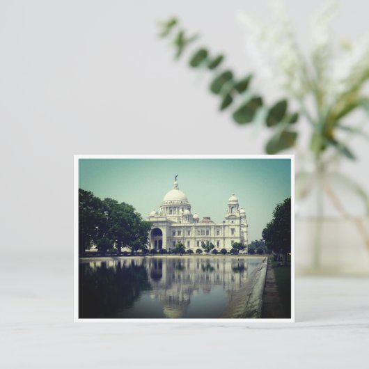 Victoria Memorial reflecties Briefkaart (Staand voorkant)