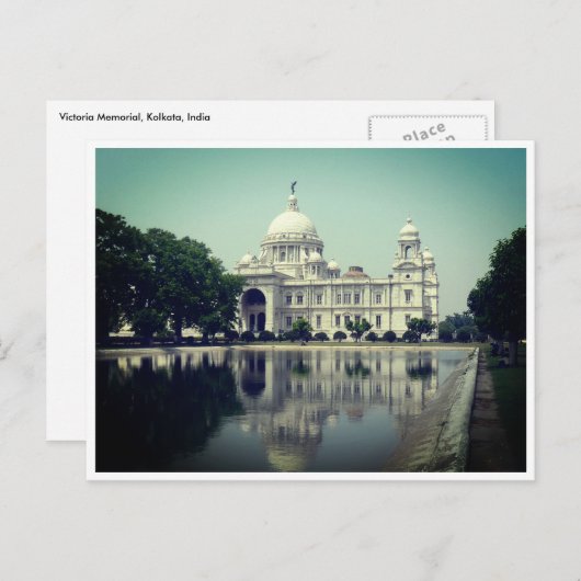 Victoria Memorial reflecties Briefkaart (Voorkant / Achterkant)