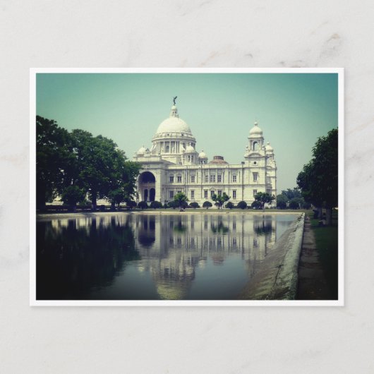Victoria Memorial reflecties Briefkaart (Voorkant)