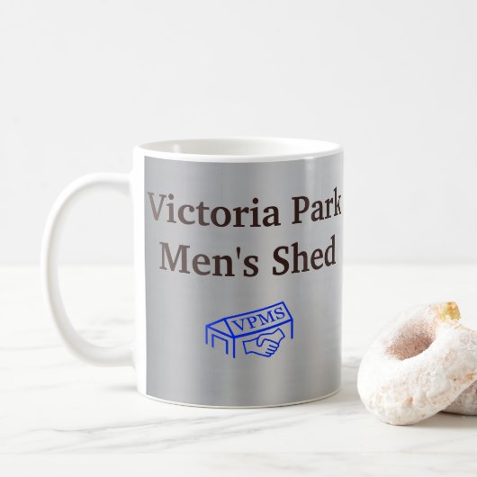 Victoria Park Mannen Shed Mok (Met donut)