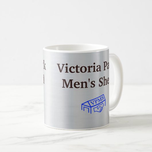 Victoria Park Mannen Shed Mok (Voorkant rechts)