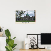 Victoria Parlement en Haven Poster (Thuiskantoor)