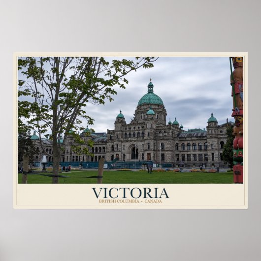Victoria Parlement en Haven Poster (Voorkant)