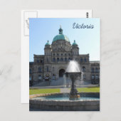 Victoria Parliament Building Briefkaart (Voorkant / Achterkant)
