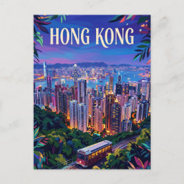 Victoria Peak Hong Kong Briefkaart