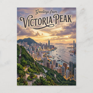 Victoria Peak Hong Kong SAR China Briefkaart