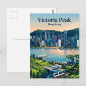 Victoria Peak Hongkong Briefkaart (Voorkant / Achterkant)