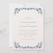 Victoria Portrait bruiloft uitnodiging (Voorkant)