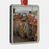 Victoria, Prince Edward Island. Krabpotten Metalen Ornament (Rechts)