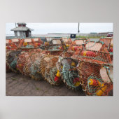 Victoria, Prince Edward Island. Krabpotten Poster (Voorkant)