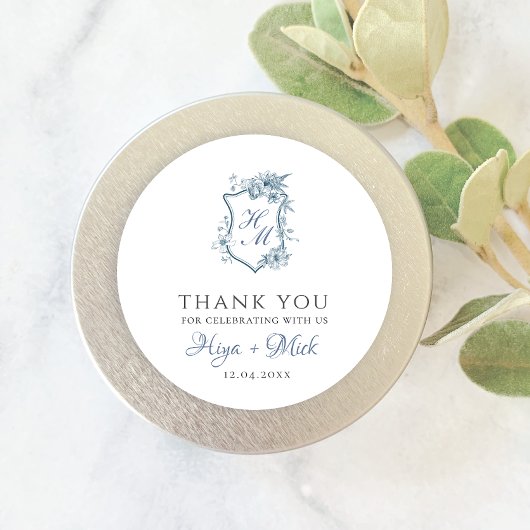 VICTORIA Regency Blue Franse tuin Sticker