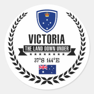Victoria Ronde Sticker