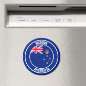 Victoria Round Emblem Magneet (Insitu (Vaatwasser))