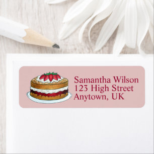 Victoria Sandwich Sponge Cake UK Brits gebak Etiket