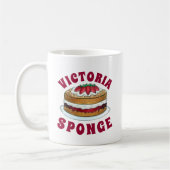 Victoria Sandwich Sponge Cake UK Brits gebak Koffiemok (Links)